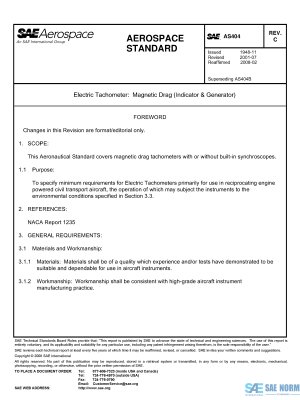 SAE AS 404 Series PDF
