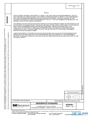 SAE AS 34091 Series PDF