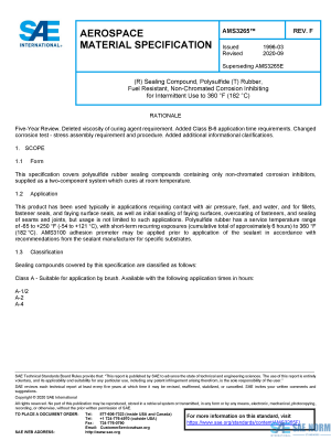 SAE AMS 3265 Series PDF