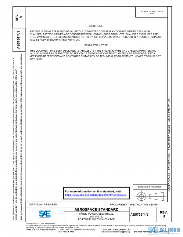 SAE AS 5756/3 Series PDF