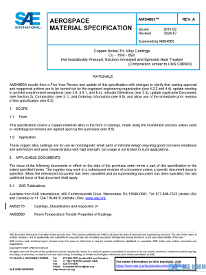 SAE AMS 4863 Series PDF