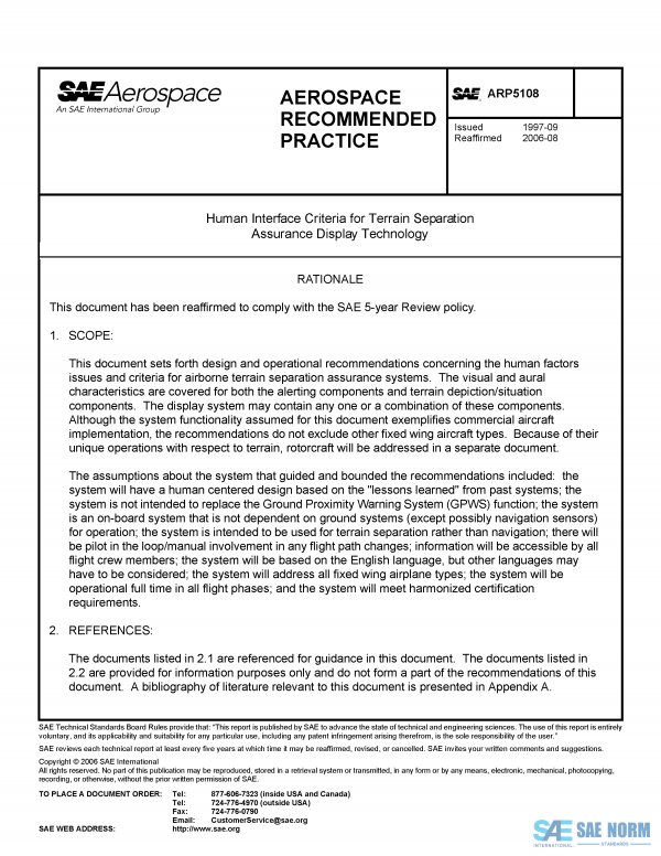 SAE ARP 5108 Series PDF