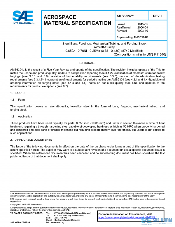 SAE AMS 6324 Series PDF