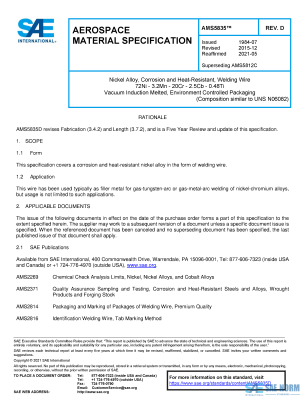 SAE AMS 5835 Series PDF