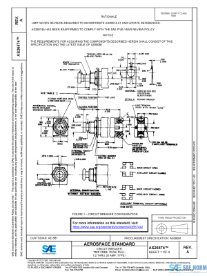 SAE AS 26574 Series PDF
