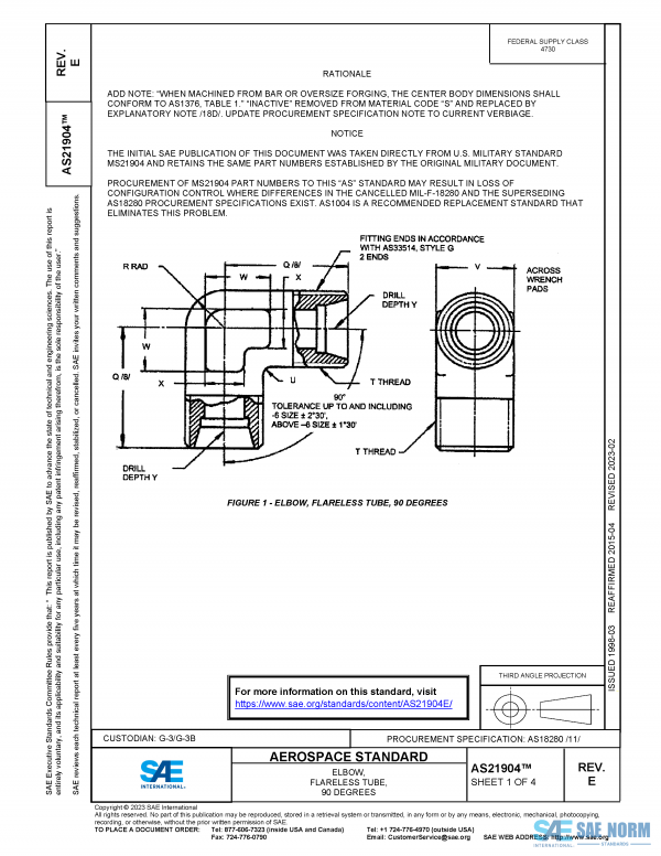 SAE AS 21904 Series PDF