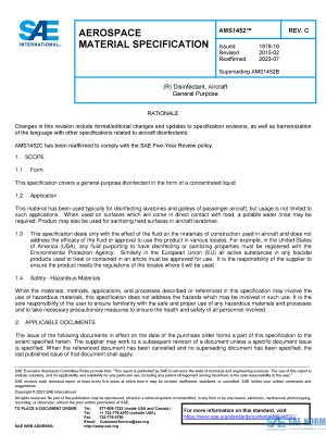 SAE AMS 1452 Series PDF