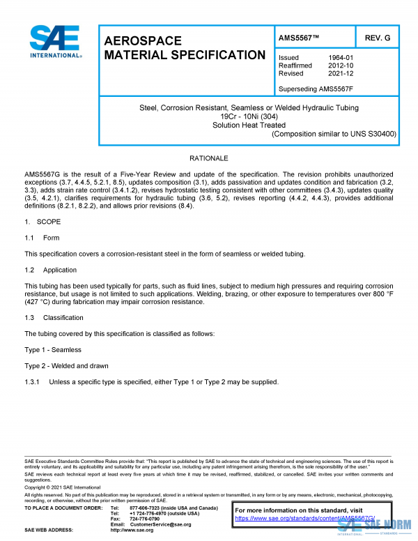 SAE AMS 5567 Series PDF