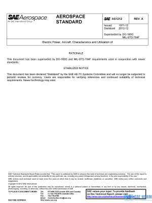 SAE AS 1212 Series PDF