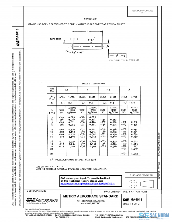 SAE MA 4018 Series PDF