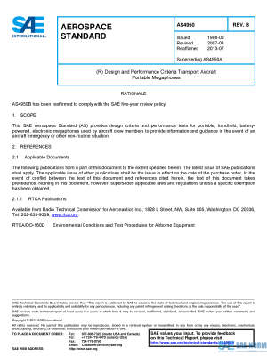 SAE AS 4950 Series PDF