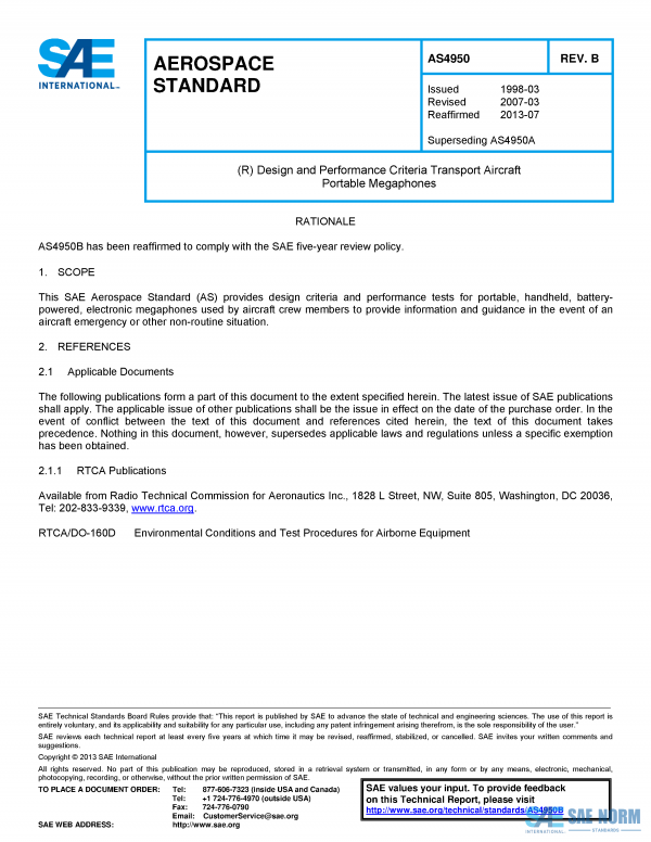 SAE AS 4950 Series PDF