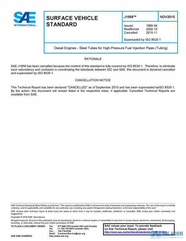 SAE J 1958 Series PDF