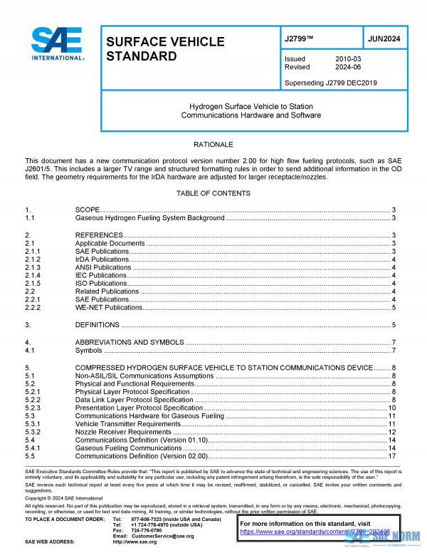 SAE J 2799 Series PDF