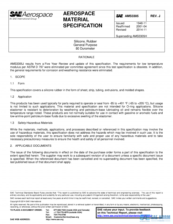 SAE AMS 3305 Series PDF