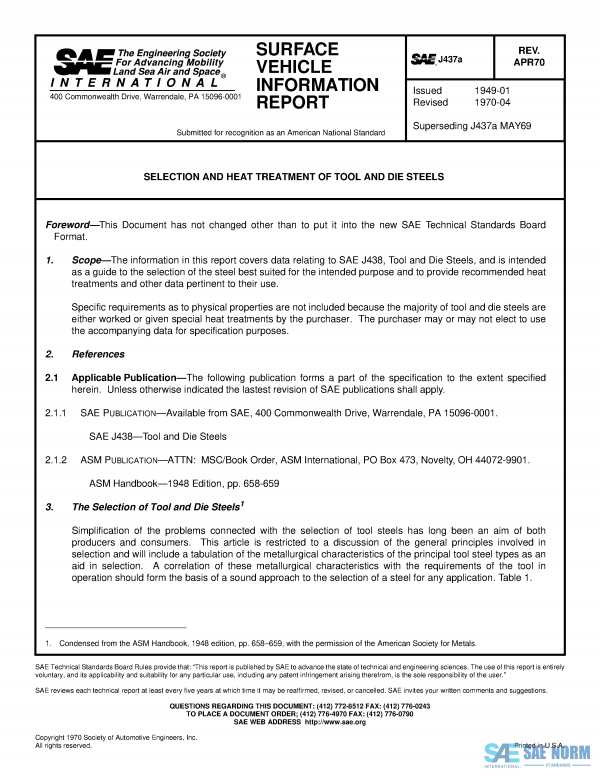 SAE J 437 Series PDF