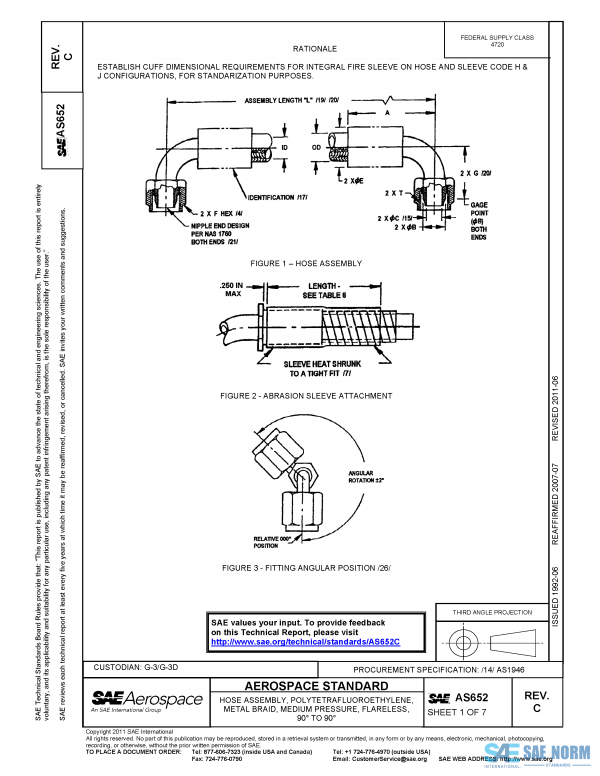 SAE AS 652 Series PDF