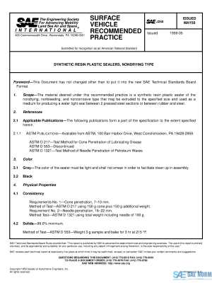 SAE J 250 Series PDF