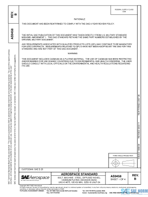 SAE AS 9458 Series PDF