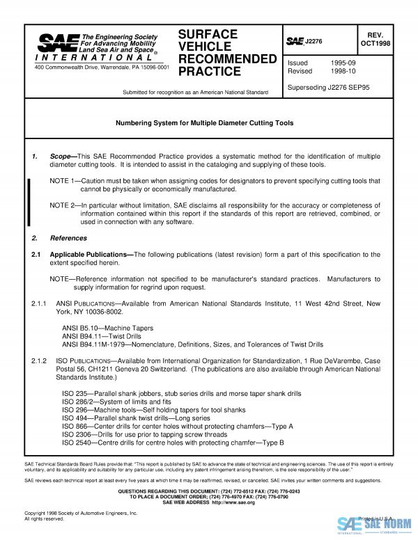 SAE J 2276 Series PDF