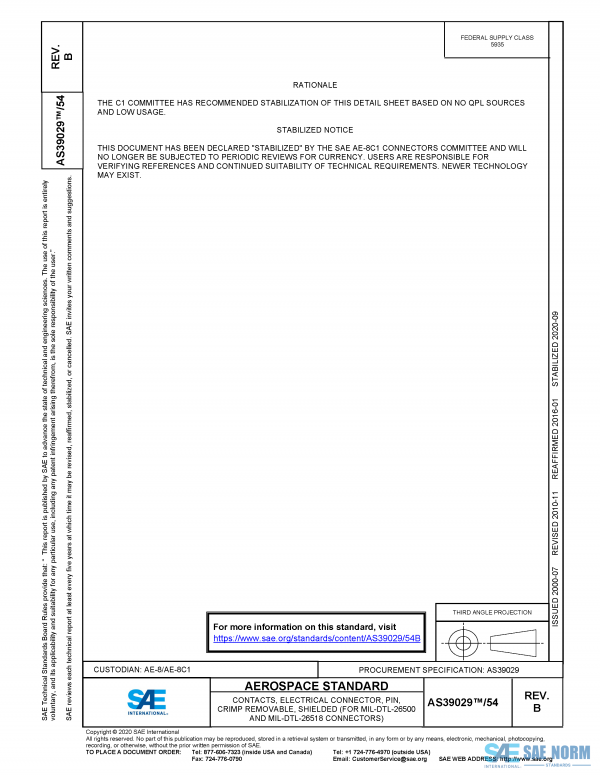 SAE AS 39029/54 Series PDF