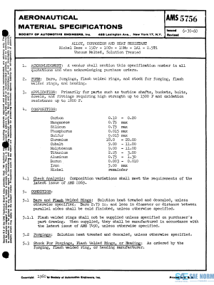 SAE AMS 5756 Series PDF