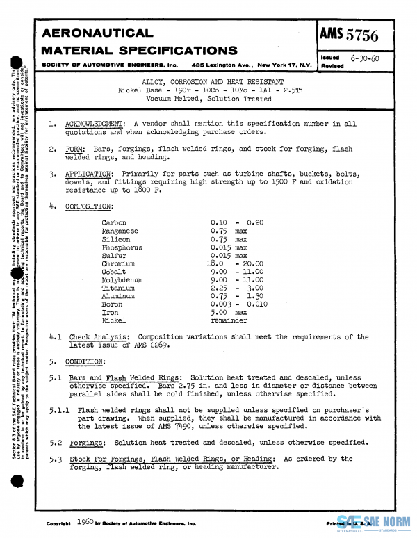 SAE AMS 5756 Series PDF
