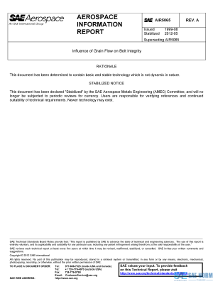 SAE AIR 5065 Series PDF