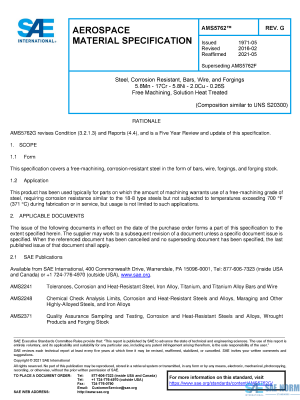 SAE AMS 5762 Series PDF