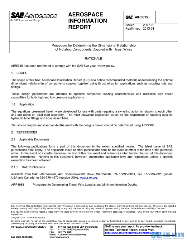 SAE AIR 5615 Series PDF