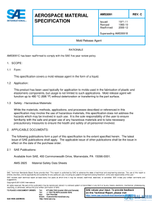 SAE AMS 3091 Series PDF
