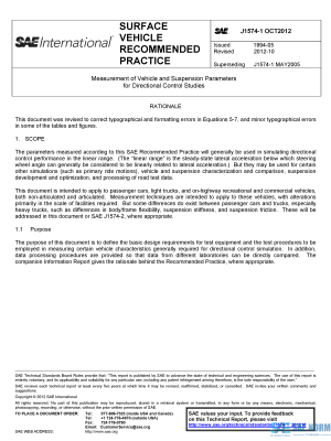 SAE J 1574/1 Series PDF