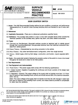 SAE J 2108 Series PDF
