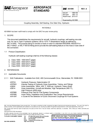 SAE AS 1896 Series PDF