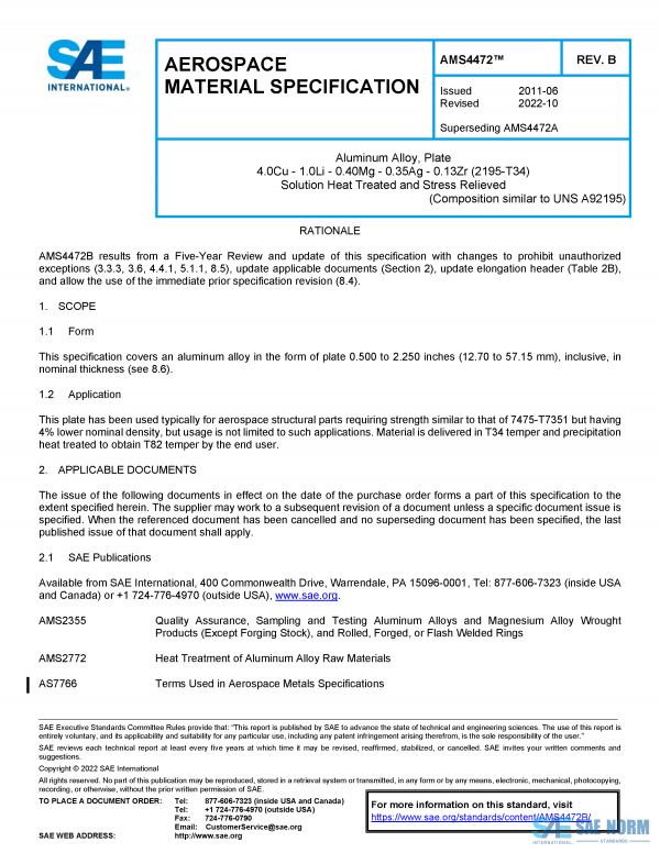 SAE AMS 4472 Series PDF