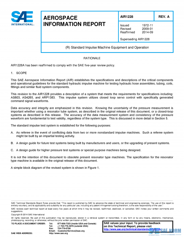 SAE AIR 1228 Series PDF
