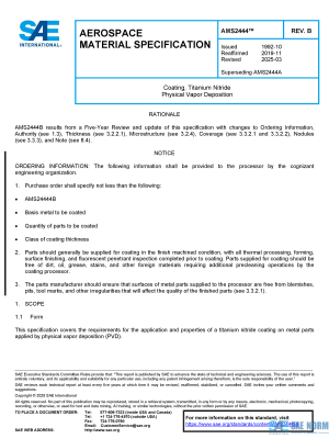 SAE AMS 2444 Series PDF