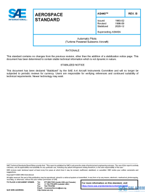 SAE AS 440 Series PDF