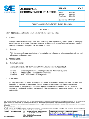 SAE ARP 1482 Series PDF