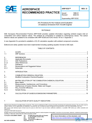 SAE ARP 1533 Series PDF