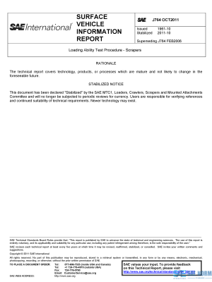 SAE J 764 Series PDF