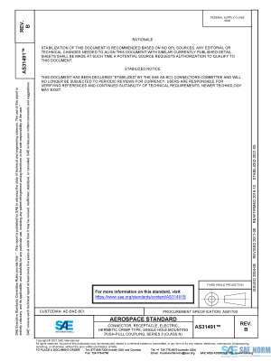SAE AS 31491 Series PDF
