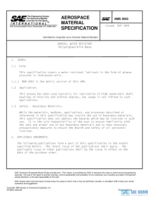 SAE AMS 3053 Series PDF