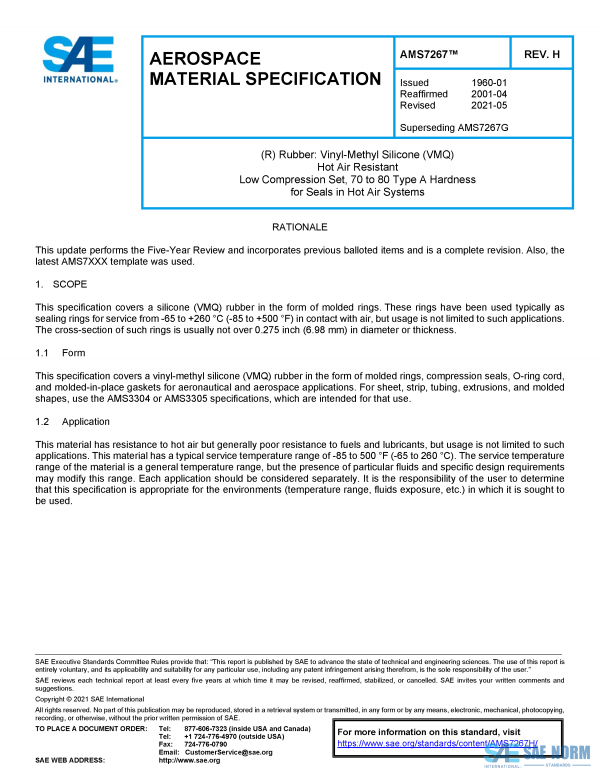 SAE AMS 7267 Series PDF
