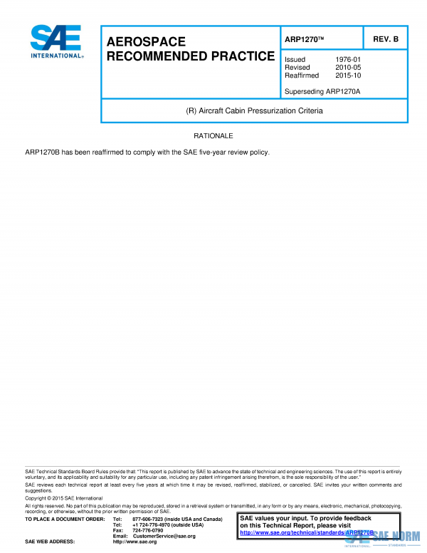 SAE ARP 1270 Series PDF