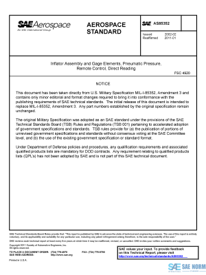 SAE AS 85352 Series PDF