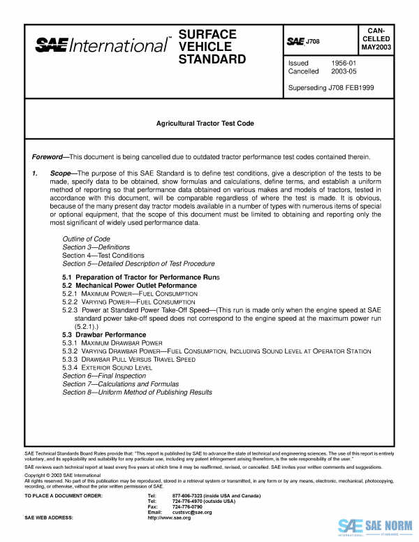 SAE J 708 Series PDF