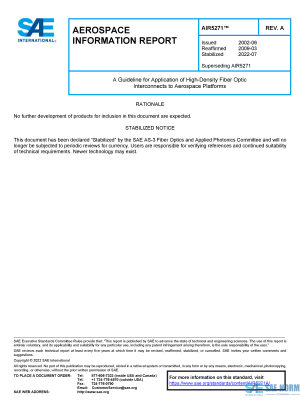 SAE AIR 5271 Series PDF