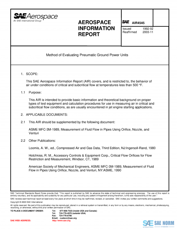 SAE AIR 4545 Series PDF