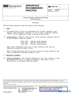 SAE ARP 1709 Series PDF